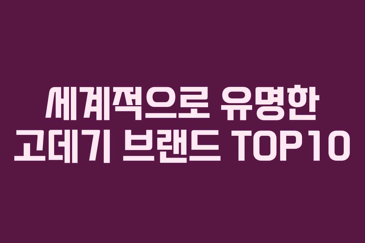 세계적으로 유명한 고데기 브랜드 TOP10