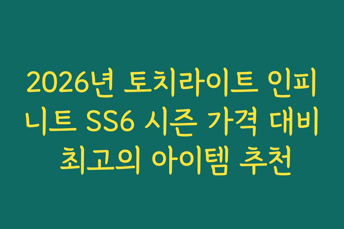 2026년 토치라이트 인피니트 SS6 시즌 가격 대비 최고의 아이템 추천 2026년 토치라이트 인피니트 SS6 시즌 가격 대비 최고의 아이템 추천