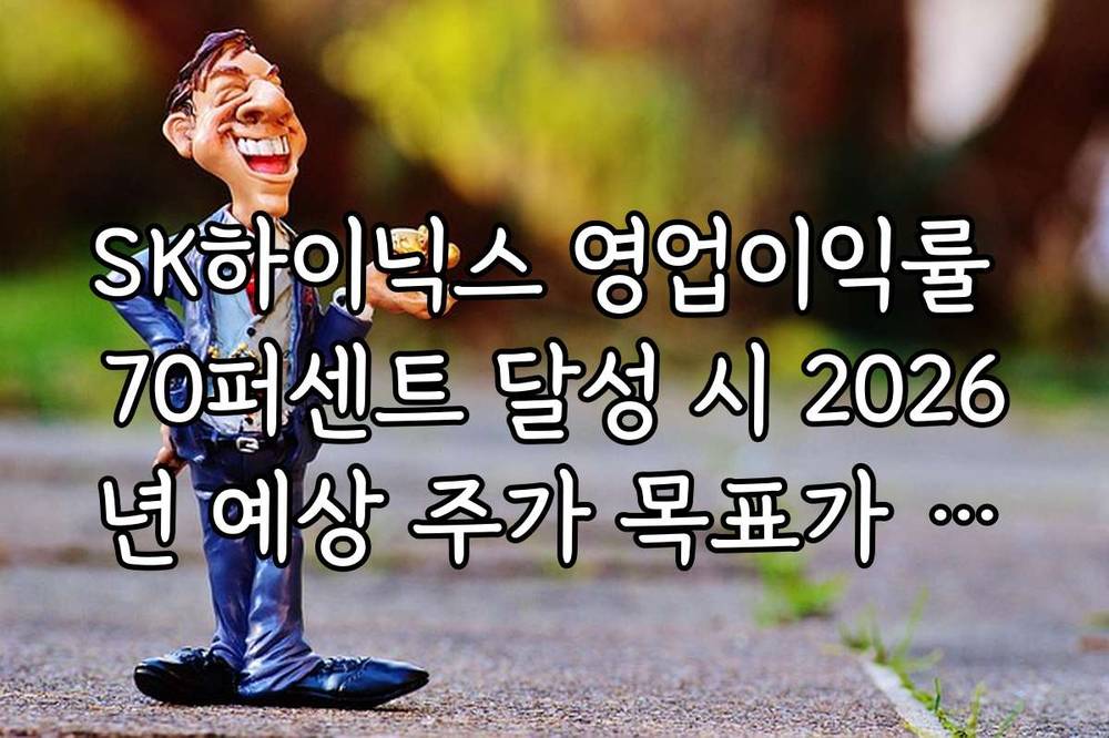 SK하이닉스 영업이익률 70퍼센트 달성 시 2026년 예상 주가 목표가 분석