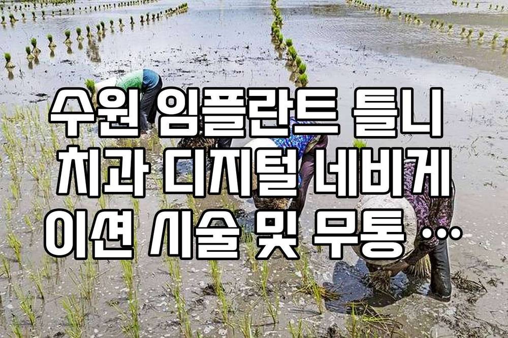 수원 임플란트 틀니 치과 디지털 네비게이션 시술 및 무통 마취 비용 안내