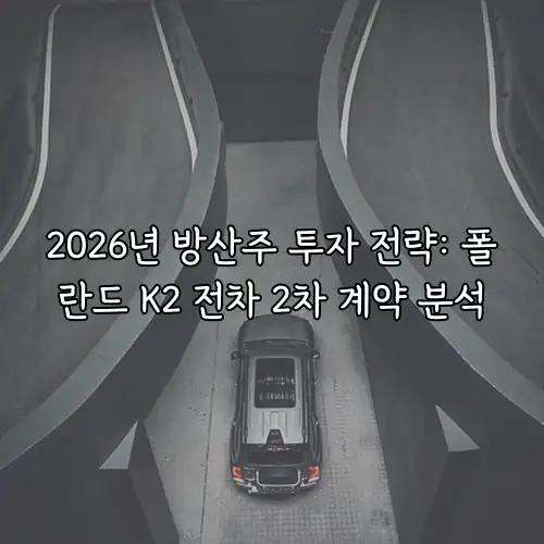 2026년 방산주 투자 전략: 폴란드 K2 전차 2차 계약 분석