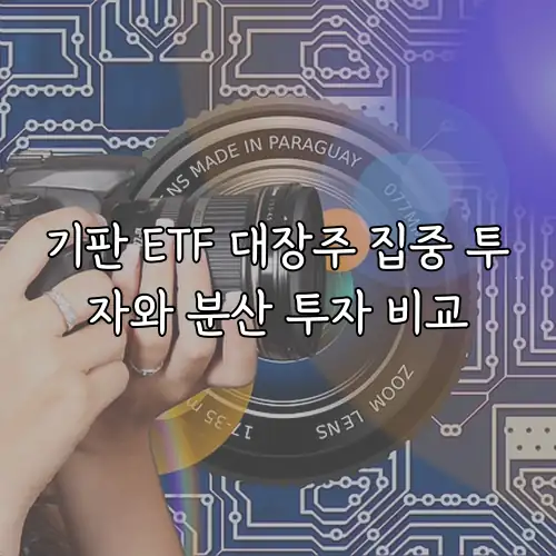 기판 ETF 대장주 집중 투자와 분산 투자 비교